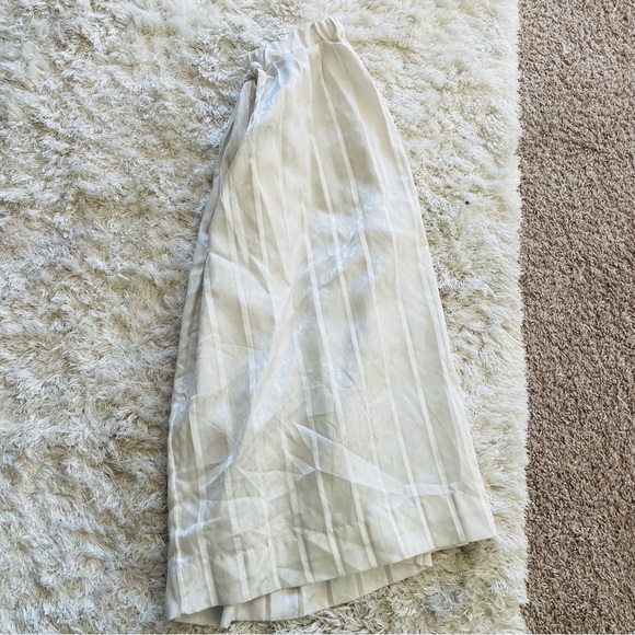 Le Damor Vintage White Pleated Skirt Size S - Picture 2 of 7